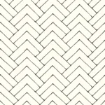 Brewster Home Fashions Oswin Black Tiered Herringbone Wallpaper - SKU 3125-72366