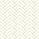 Brewster Home Fashions Oswin Grey Tiered Herringbone Wallpaper - SKU 3125-72364
