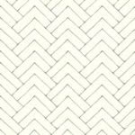 Brewster Home Fashions Oswin Teal Tiered Herringbone Wallpaper - SKU 3125-72362