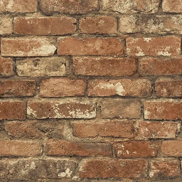 Brewster Home Fashions Oxford Rust Brick Texture Wallpaper - SKU MAN20097
