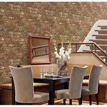 Brewster Home Fashions Oxford Rust Brick Texture Wallpaper - SKU MAN20097