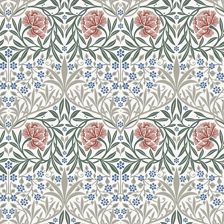 4171-82044 | Oxford Union Pink Floral Vines Wallpaper