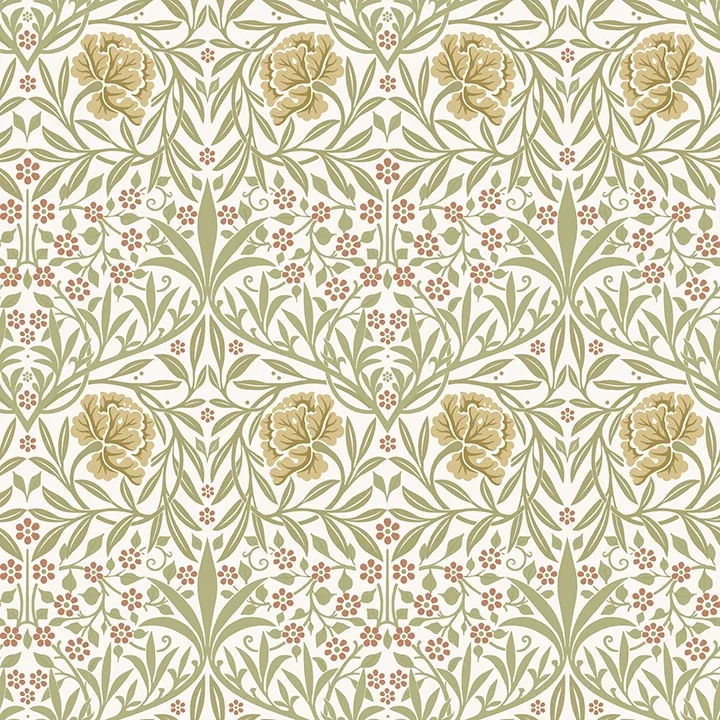 Brewster Home Fashions Oxford Union Yellow Floral Vines Wallpaper - SKU 4171-82045