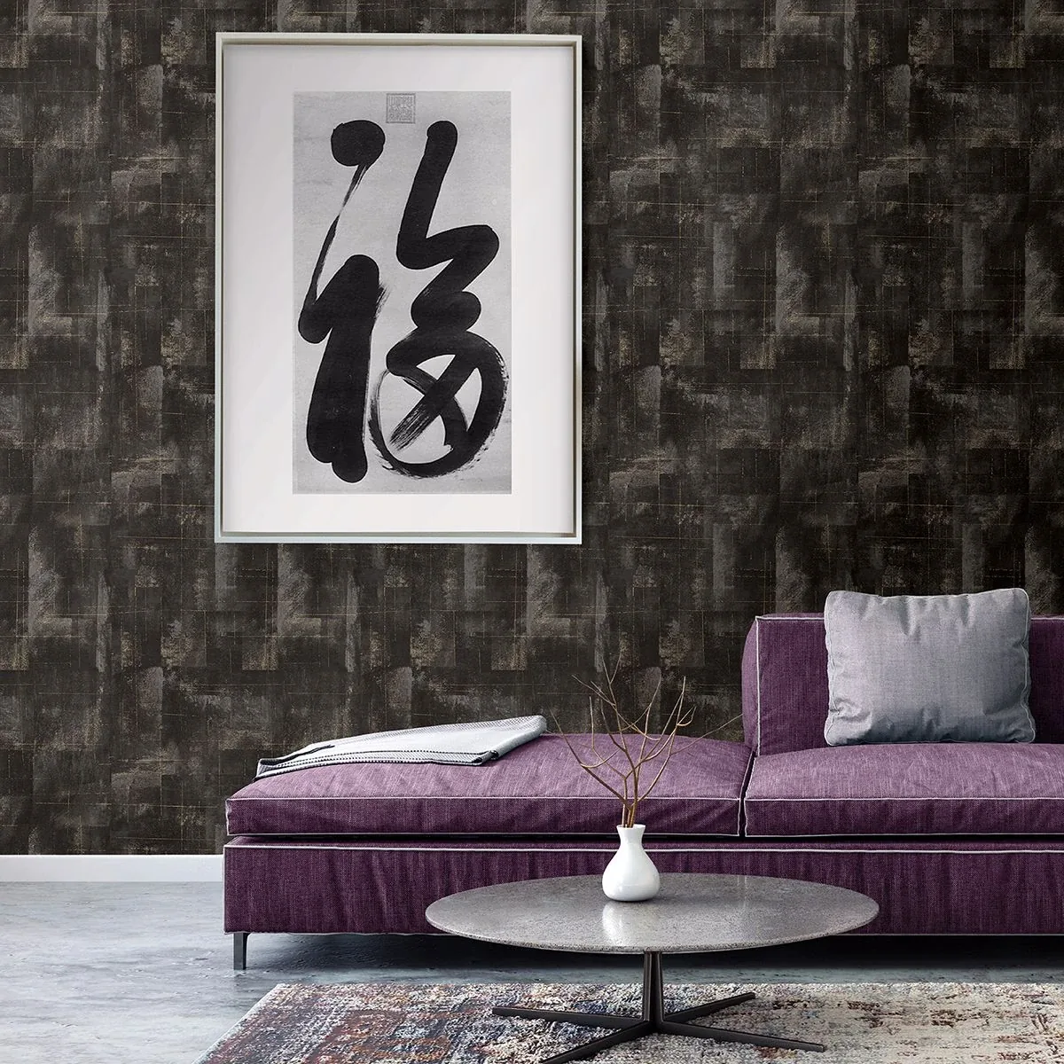 Brewster Home Fashions Ozone Black Texture Wallpaper - SKU 2927-20401