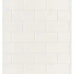 Brewster Home Fashions Paintable White Tile Wallpaper - SKU 2704-21399