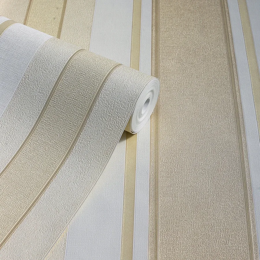 Brewster Home Fashions Palazzo Neutral Stripe Wallpaper - SKU AH290502