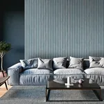 Brewster Home Fashions Panacea Blue Wood Wallpaper - SKU BG1164