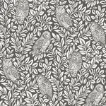 Brewster Home Fashions Parliament Brown Owl Wallpaper - SKU 3115-12415