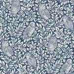 Brewster Home Fashions Parliament Navy Owl Wallpaper - SKU 3115-12412