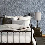 Brewster Home Fashions Parliament Navy Owl Wallpaper - SKU 3123-12412