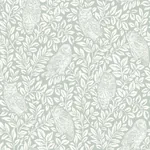 Brewster Home Fashions Parliament Seafoam Owl Wallpaper - SKU 3123-12414