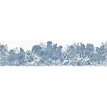 Brewster Home Fashions Parton Blue Chicken Wallpaper - SKU 3119-13551B
