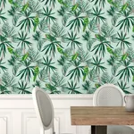 Brewster Home Fashions Pebbles Mint Paradise Wallpaper - SKU WLD53124W