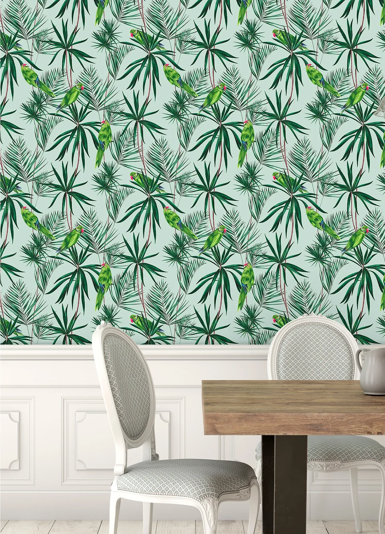 Brewster Home Fashions Pebbles Mint Paradise Wallpaper - SKU WLD53124W