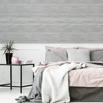 Brewster Home Fashions Philomena Silver Striated Wallpaper - SKU AH297703