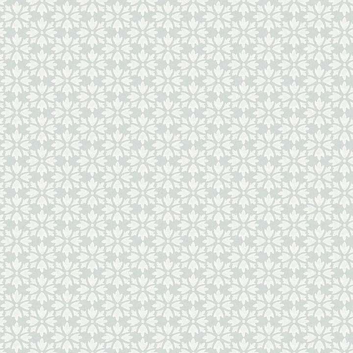 4148-27452 | Phlox Light Blue Floral Stamp Wallpaper