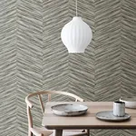 Brewster Home Fashions Pina Blue Chevron Weave Wallpaper - SKU 2767-23776