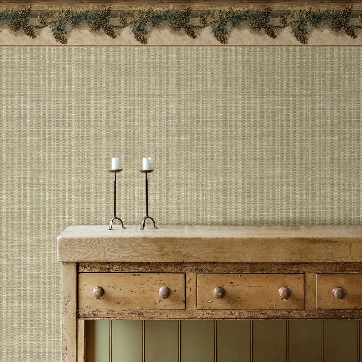 Brewster Home Fashions Pine Hill Chestnut Branches Wallpaper - SKU 3123-01632