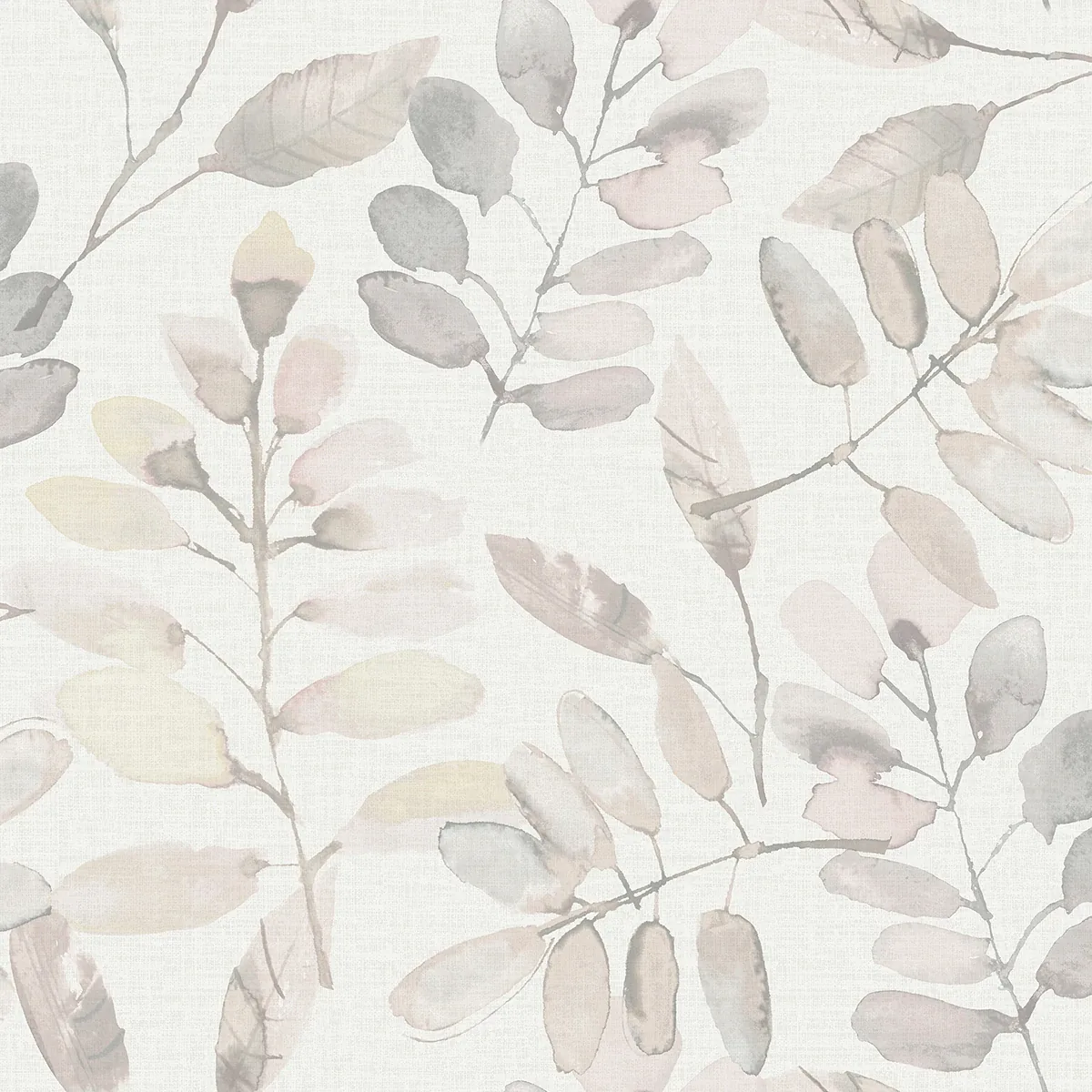 Brewster Home Fashions Pinnate Blush Leaves Wallpaper - SKU 3124-13906