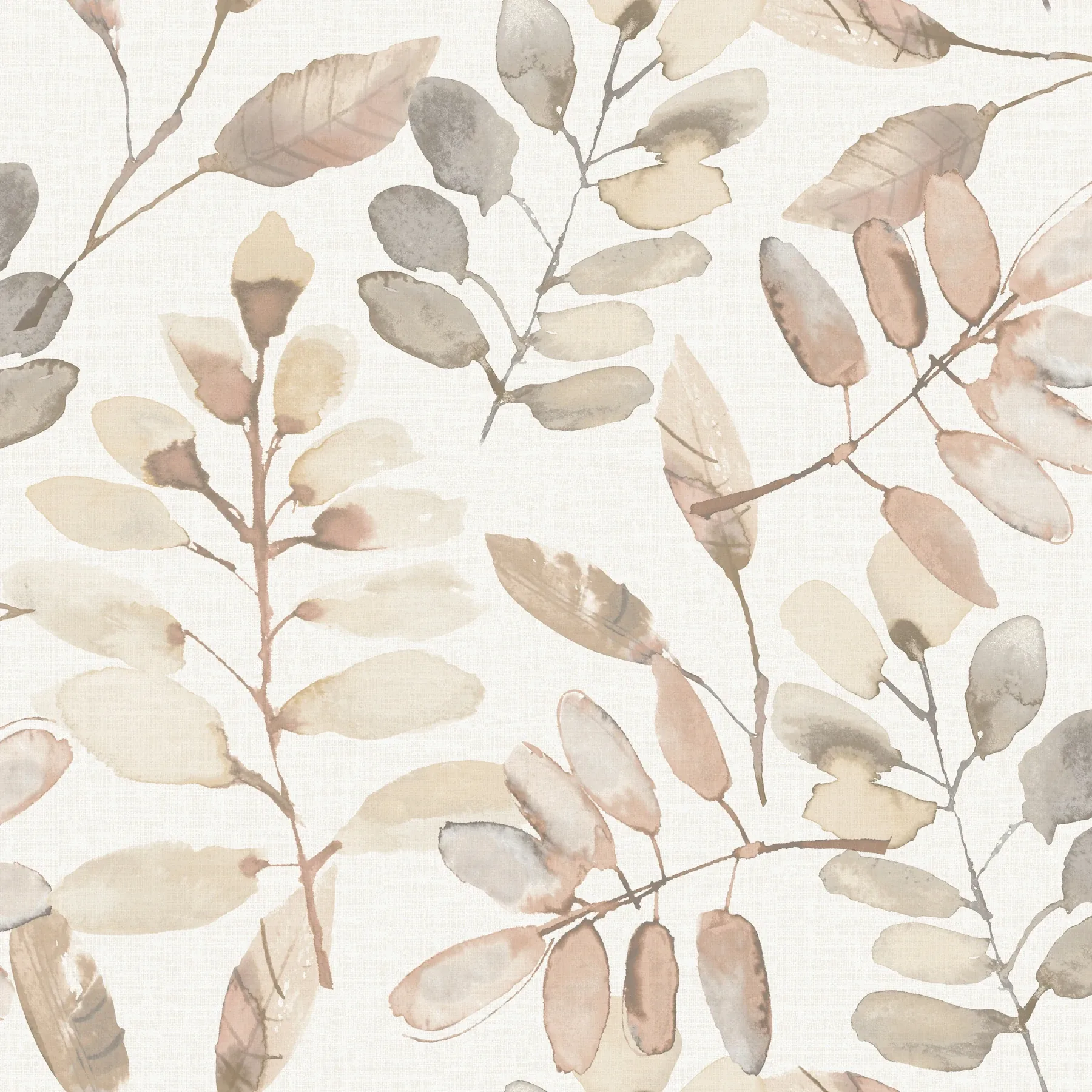 Brewster Home Fashions Pinnate Salmon Leaves Wallpaper - SKU 4169-13912