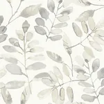 Brewster Home Fashions Pinnate Taupe Leaves Wallpaper | Wallpaper Twins Brewster Home Fashions Pinnate Taupe Leaves Wallpaper - SKU 3124-13907