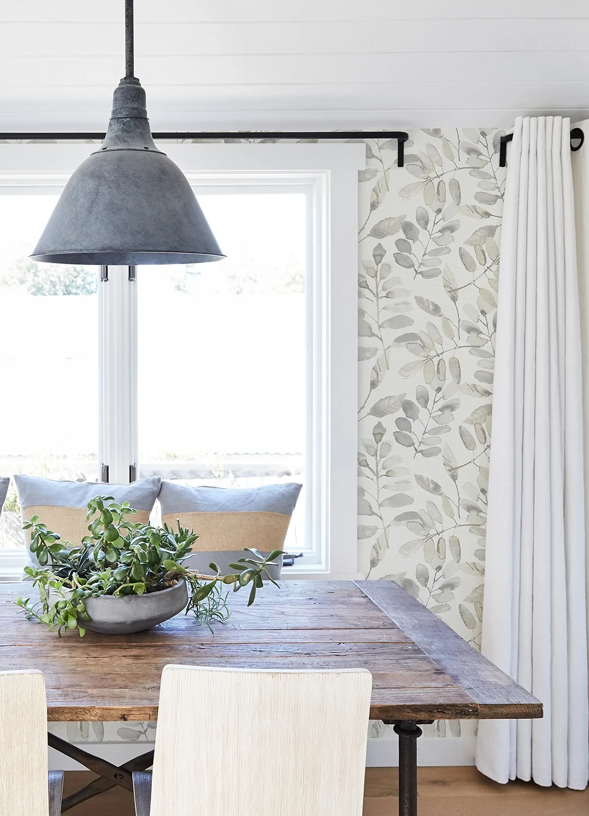 Brewster Home Fashions Pinnate Taupe Leaves Wallpaper | Wallpaper Twins Brewster Home Fashions Pinnate Taupe Leaves Wallpaper - SKU 3124-13907