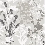 Brewster Home Fashions Pippin Grey Wild Flowers Wallpaper | Wallpaper Twins Brewster Home Fashions Pippin Grey Wild Flowers Wallpaper - SKU 2814-24571