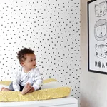 Brewster Home Fashions Pixie Black Dots Wallpaper - SKU 4060-138934
