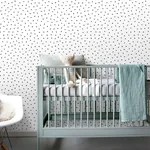 Brewster Home Fashions Pixie Black Dots Wallpaper - SKU 4060-138934