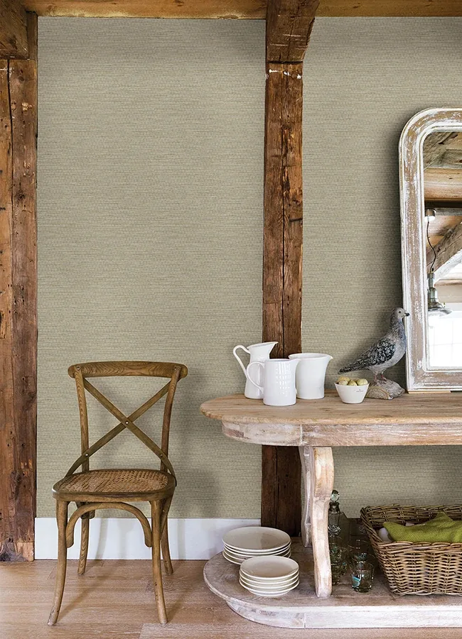 Brewster Home Fashions Plaited Grass Sage Wallpaper - SKU 4142-72653