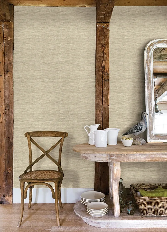Brewster Home Fashions Plaited Grass Wheat Wallpaper - SKU 4142-72652