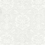 Brewster Home Fashions Plouf White Damask Paintable Wallpaper - SKU 4000-32808