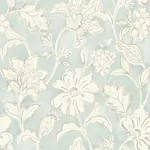 Brewster Home Fashions Plumeria Aqua Floral Trail Wallpaper - SKU 4071-71038