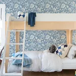 Brewster Home Fashions Plumeria Blue Floral Trail Wallpaper | Wallpaper Twins Brewster Home Fashions Plumeria Blue Floral Trail Wallpaper - SKU 4071-71040