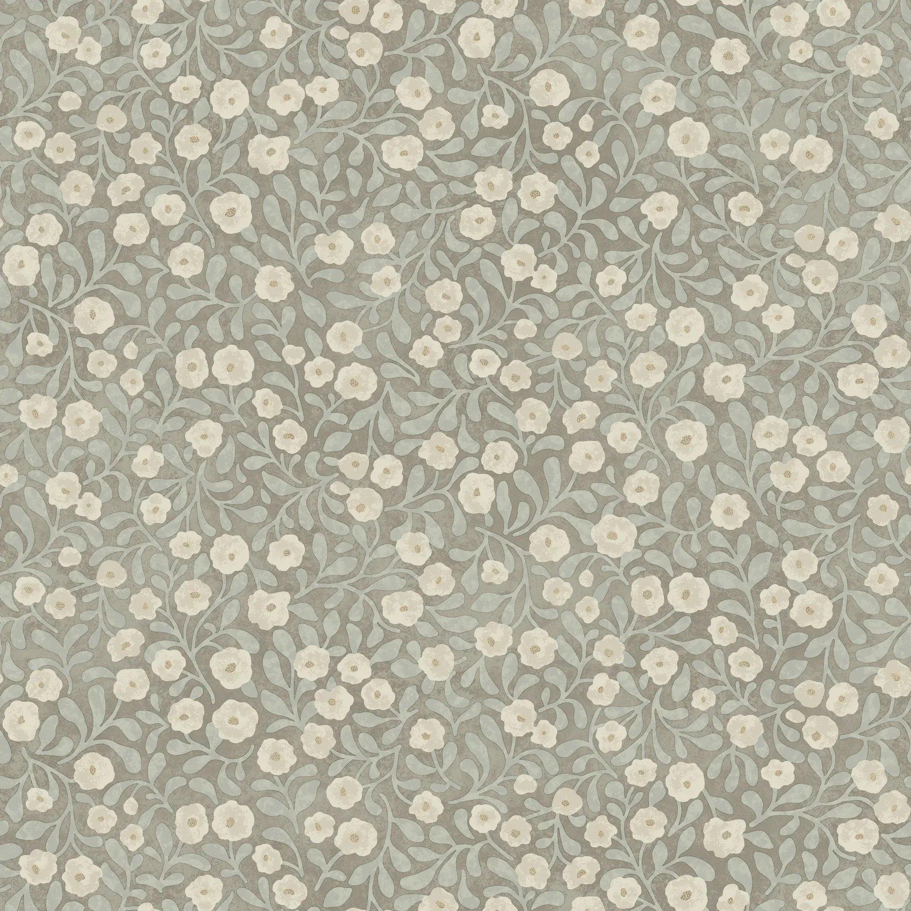 Brewster Home Fashions Poppy Trail Aqua Floral Wallpaper - SKU 4169-83136