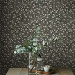 Brewster Home Fashions Poppy Trail Black Floral Wallpaper - SKU 4169-83133