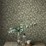 Brewster Home Fashions Poppy Trail Green Floral Wallpaper - SKU 4169-83132