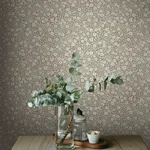 Brewster Home Fashions Poppy Trail Grey Floral Wallpaper - SKU 4169-83131