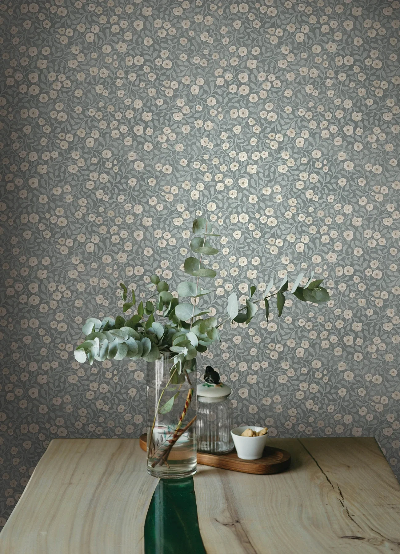 Brewster Home Fashions Poppy Trail Light Blue Floral Wallpaper - SKU 4169-83134