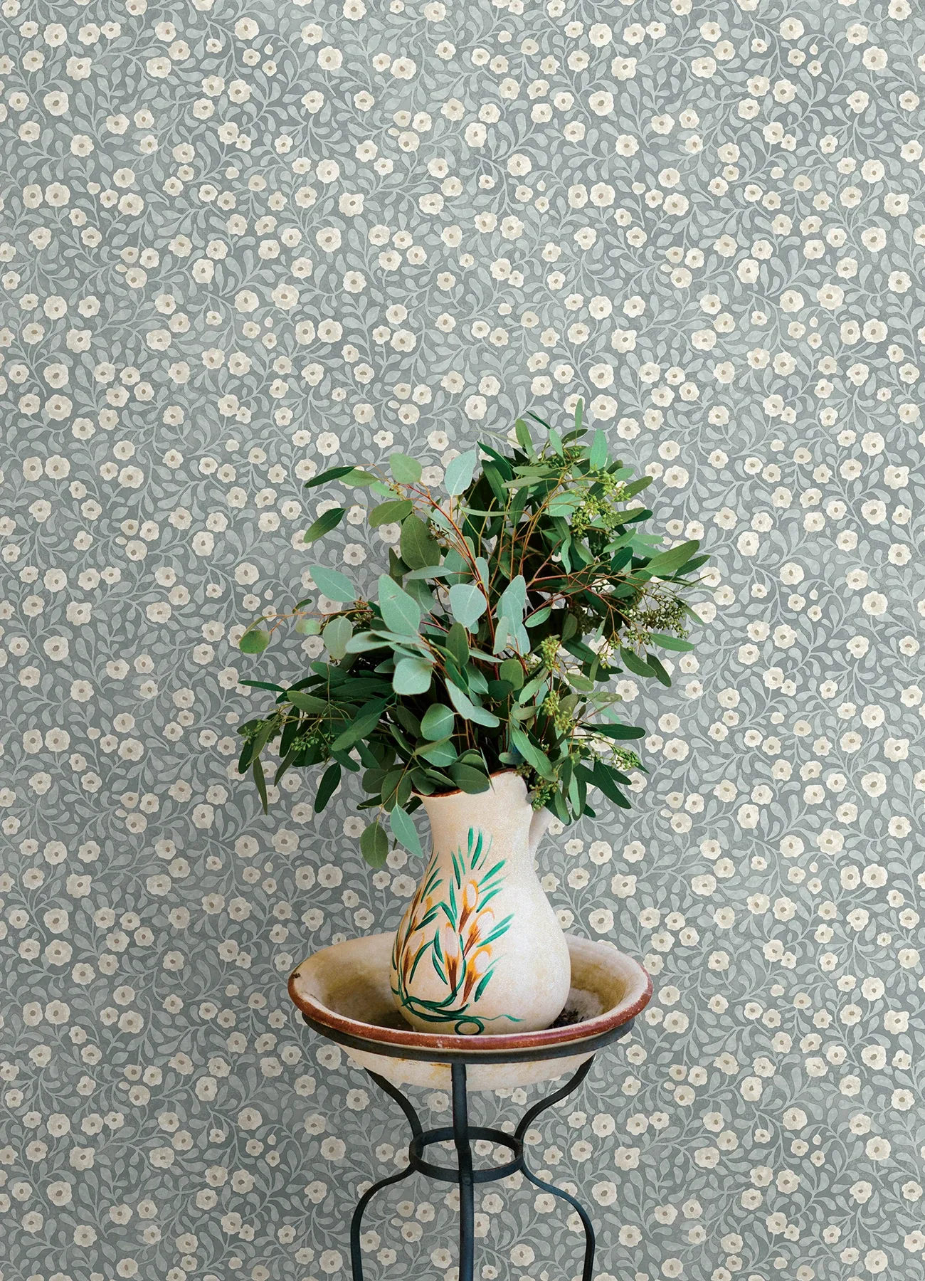 Brewster Home Fashions Poppy Trail Light Blue Floral Wallpaper - SKU 4169-83134