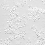 Brewster Home Fashions Portland White Paintable Anaglypta Original Wallpaper - SKU 437-RD341