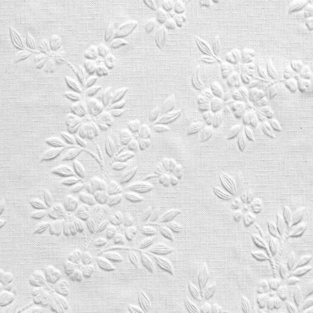 Brewster Home Fashions Portland White Paintable Anaglypta Original Wallpaper - SKU 437-RD341
