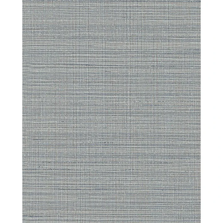 Brewster Home Fashions Premiere Blue Faux Linen Wallpaper - SKU 4140-3736
