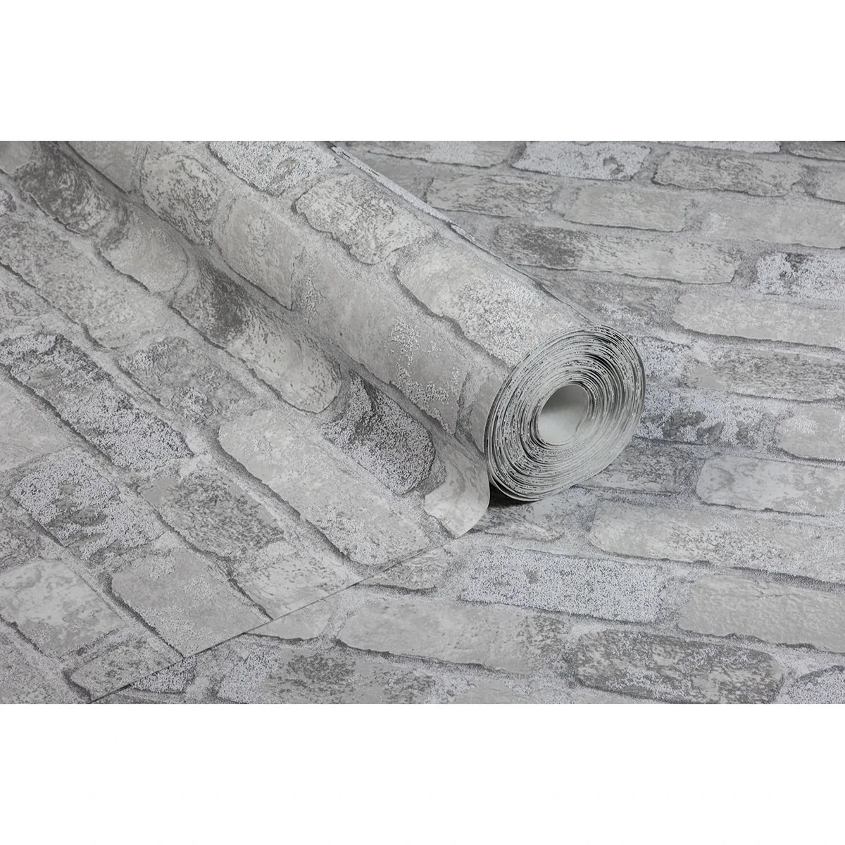 Brewster Home Fashions Princess Street Grey Brick Wallpaper - SKU RD411