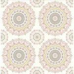 Brewster Home Fashions Priya Blush Medallion Wallpaper | Wallpaper Twins Brewster Home Fashions Priya Blush Medallion Wallpaper - SKU 2766-001805