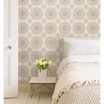 Brewster Home Fashions Priya Blush Medallion Wallpaper | Wallpaper Twins Brewster Home Fashions Priya Blush Medallion Wallpaper - SKU 2766-001805