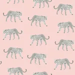 Brewster Home Fashions Prowl Pink Jaguars Wallpaper | Wallpaper Twins Brewster Home Fashions Prowl Pink Jaguars Wallpaper - SKU DD139177