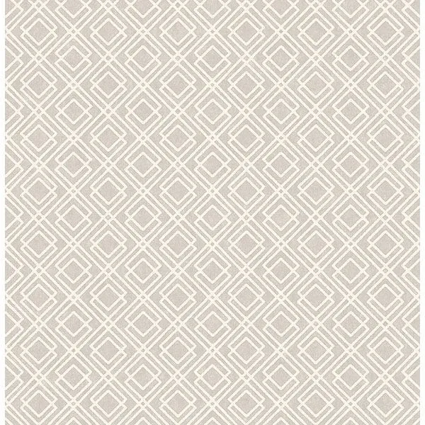 Brewster Home Fashions Puck Light Brown Geometric Wallpaper - SKU 2836-22022