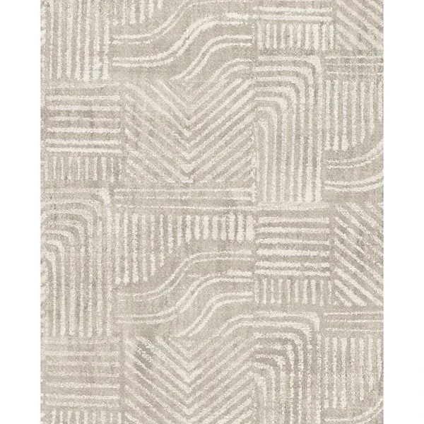 Brewster Home Fashions Pueblo Light Grey Global Geometric Wallpaper - SKU 391532