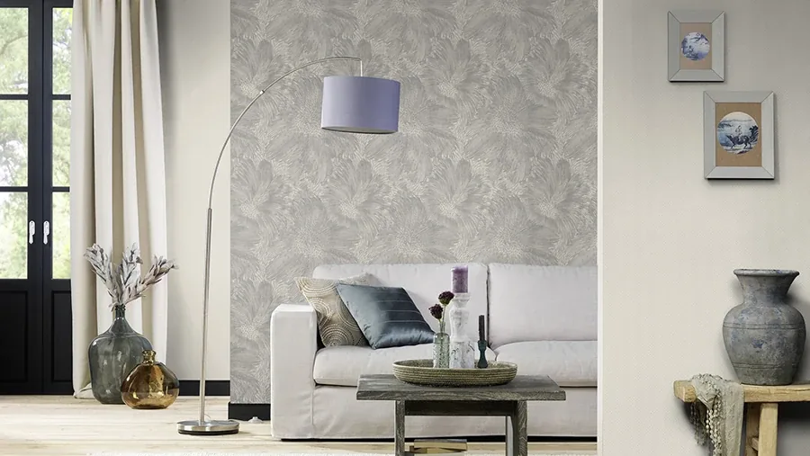 Brewster Home Fashions Purser Grey Abstract Wallpaper - SKU RH509250